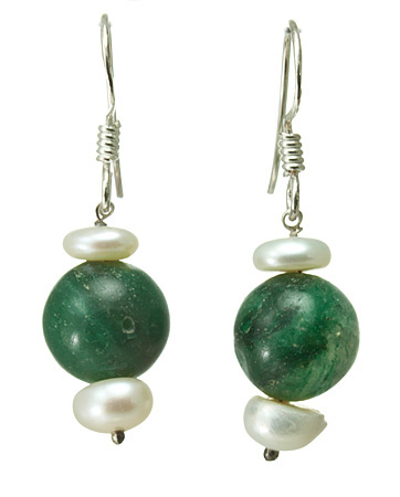 SKU 1454 - a Pearl Earrings Jewelry Design image