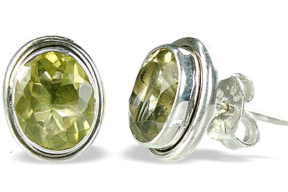 SKU 14773 - a Lemon Quartz Earrings Jewelry Design image