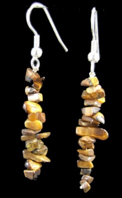 SKU 1479 - a Tiger eye Earrings Jewelry Design image