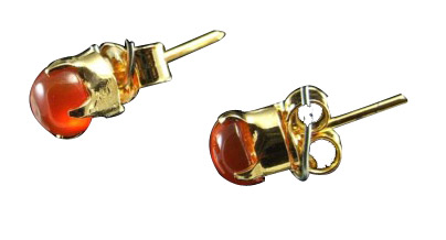 SKU 1485 - a Carnelian Earrings Jewelry Design image