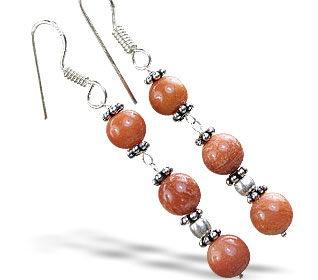 SKU 14850 - a Jasper earrings Jewelry Design image