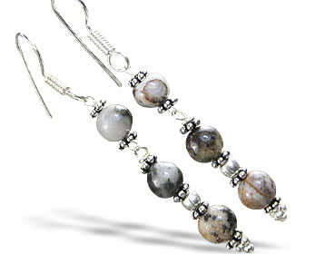 SKU 14852 - a Jasper earrings Jewelry Design image