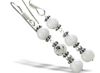SKU 14874 - a Moonstone earrings Jewelry Design image