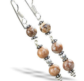 SKU 14880 - a Jasper earrings Jewelry Design image