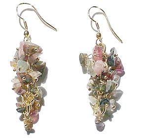 SKU 14900 - a Tourmaline Earrings Jewelry Design image