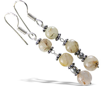 SKU 14928 - a Rotile earrings Jewelry Design image