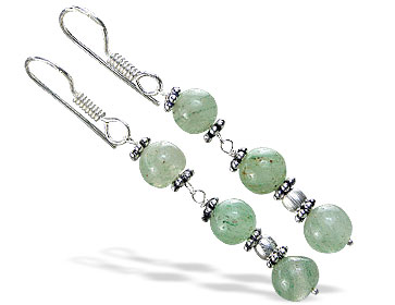 SKU 14933 - a Aventurine earrings Jewelry Design image