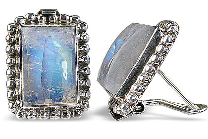 SKU 14935 - a Moonstone Earrings Jewelry Design image