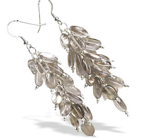 SKU 15000 - a Smoky Quartz earrings Jewelry Design image