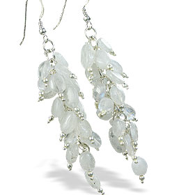 SKU 15006 - a Moonstone earrings Jewelry Design image