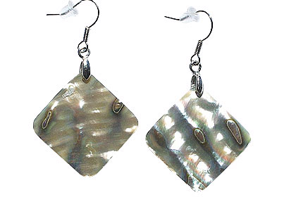 SKU 15055 - a Mother-of-Pearl earrings Jewelry Design image