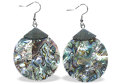 SKU 15063 - a Mother-of-Pearl earrings Jewelry Design image
