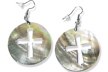 SKU 15070 - a Shell earrings Jewelry Design image