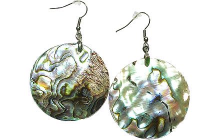 SKU 15071 - a Mother-of-Pearl earrings Jewelry Design image