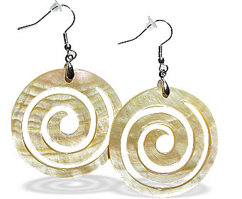 SKU 15072 - a Shell earrings Jewelry Design image