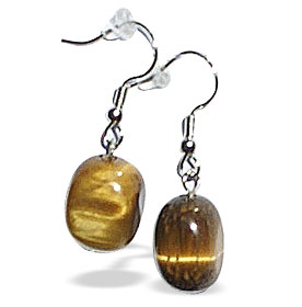 SKU 15106 - a Tiger eye earrings Jewelry Design image