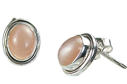 SKU 15151 - a Moonstone earrings Jewelry Design image