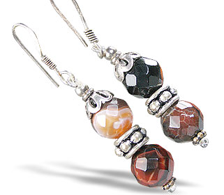 SKU 15185 - a Agate earrings Jewelry Design image