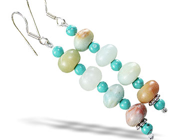 SKU 15188 - a Turquoise earrings Jewelry Design image