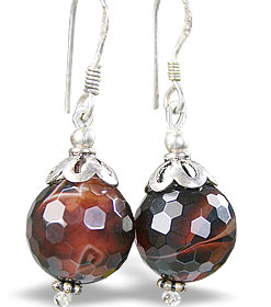 SKU 15195 - a Agate earrings Jewelry Design image