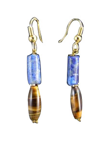 SKU 1531 - a Lapis Lazuli Earrings Jewelry Design image