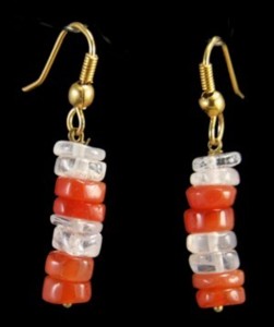 SKU 1534 - a Carnelian Earrings Jewelry Design image