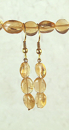 SKU 1537 - a Citrine Earrings Jewelry Design image