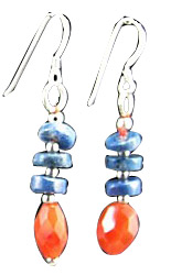 SKU 1538 - a Lapis Lazuli Earrings Jewelry Design image