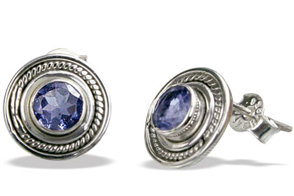 SKU 15422 - a Iolite Earrings Jewelry Design image