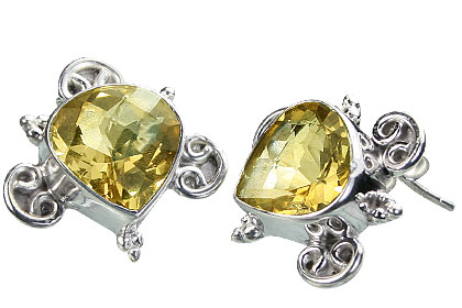 SKU 15426 - a Citrine earrings Jewelry Design image