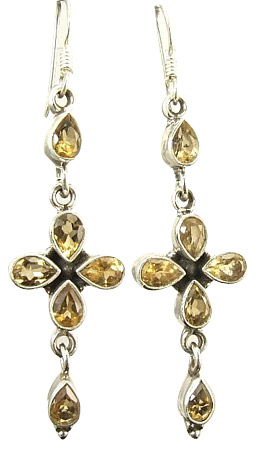 SKU 1546 - a Citrine Earrings Jewelry Design image