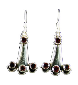 SKU 1549 - a Garnet Earrings Jewelry Design image