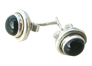 SKU 1556 - a Onyx Earrings Jewelry Design image