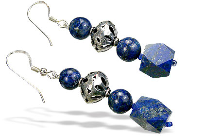 SKU 15579 - a Lapis Lazuli Earrings Jewelry Design image