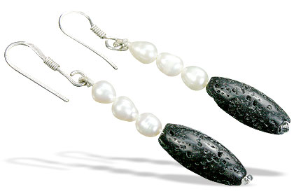 SKU 15584 - a Pearl Earrings Jewelry Design image