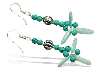 SKU 15589 - a Turquoise earrings Jewelry Design image