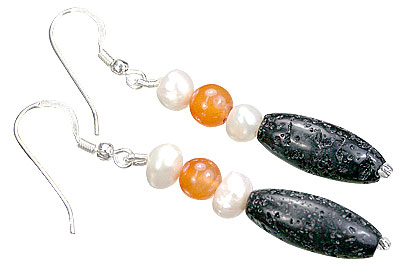 SKU 15591 - a Multi-stone Earrings Jewelry Design image
