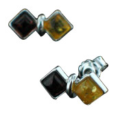 SKU 15790 - a Amber Earrings Jewelry Design image