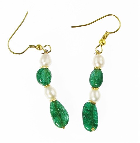 SKU 15828 - a Pearl Earrings Jewelry Design image