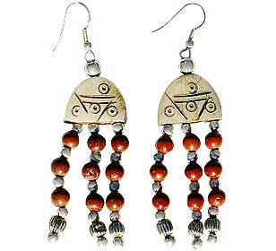 SKU 16082 - a Multi-stone Earrings Jewelry Design image