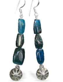 SKU 16127 - a Apatite Earrings Jewelry Design image