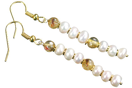 SKU 16147 - a Pearl Earrings Jewelry Design image