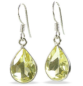 SKU 16159 - a Lemon Quartz Earrings Jewelry Design image