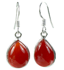 SKU 16162 - a Carnelian Earrings Jewelry Design image