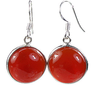 SKU 16170 - a Carnelian earrings Jewelry Design image