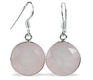 SKU 16172 - a Rose quartz Earrings Jewelry Design image