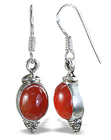 SKU 1621 - a Carnelian Earrings Jewelry Design image