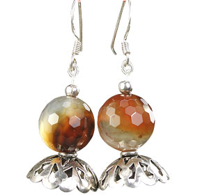 SKU 16250 - a Onyx Earrings Jewelry Design image