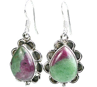 SKU 16251 - a Zosite earrings Jewelry Design image