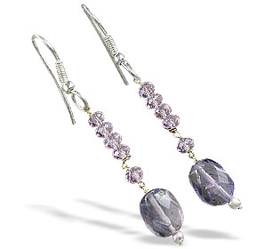 SKU 16376 - a Rose quartz Earrings Jewelry Design image